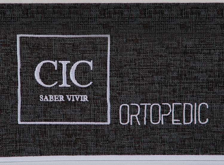 JUEGO DE DORMITORIO CIC CAMA EUROPEA TORINO ORTOPEDIC 1.5 PLAZAS + SET GRIS - 5