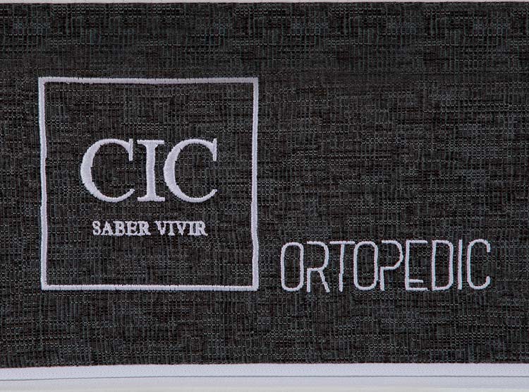 JUEGO DE DORMITORIO CIC CAMA EUROPEA TORINO ORTOPEDIC BD 2 PLAZAS + SET GRIS - 6