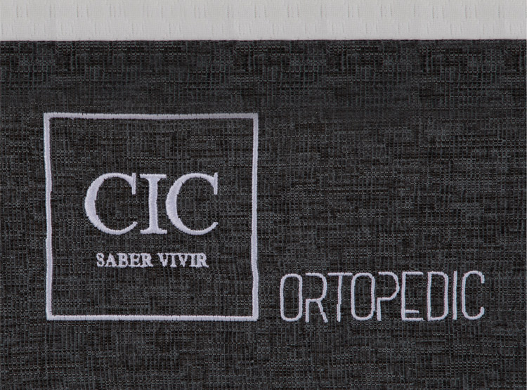 JUEGO DE DORMITORIO CIC CAMA EUROPEA DUBLIN ORTOPEDIC BD KING + SET GRIS - 6