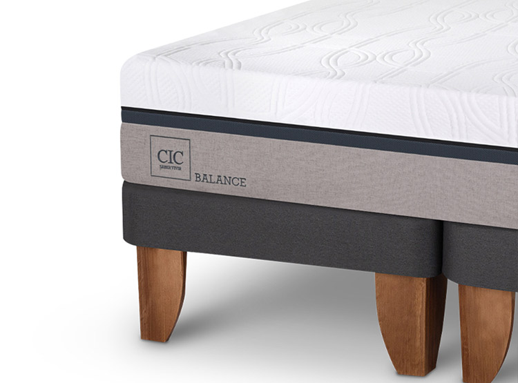 JUEGO DE DORMITORIO CIC CAMA EUROPEA TORINO NEW BALANCE BD 2 PLAZAS + SET GRIS - 4