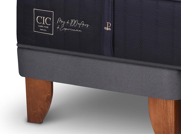JUEGO DE DORMITORIO CIC CAMA EUROPEA GALES PREMIUM BD 2 PLAZAS + SET GRIS - 4