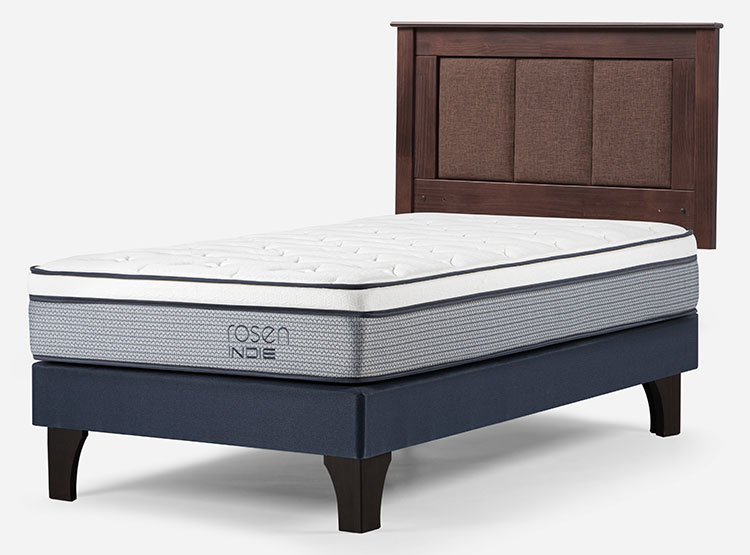 JUEGO DE DORMITORIO ROSEN CAMA EUROPEA INDIE 1 PLAZA + RESPALDO RACHEL - 3