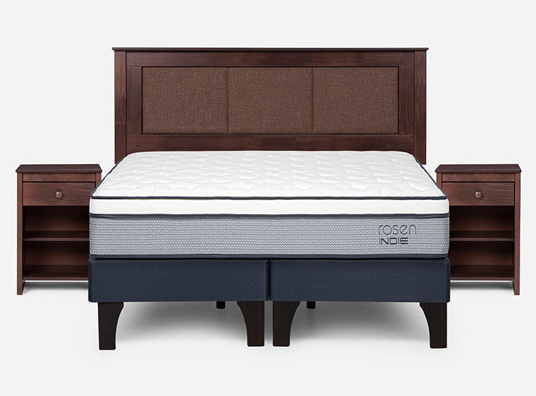JUEGO DE DORMITORIO ROSEN CAMA EUROPEA INDIE KING + SET RACHEL