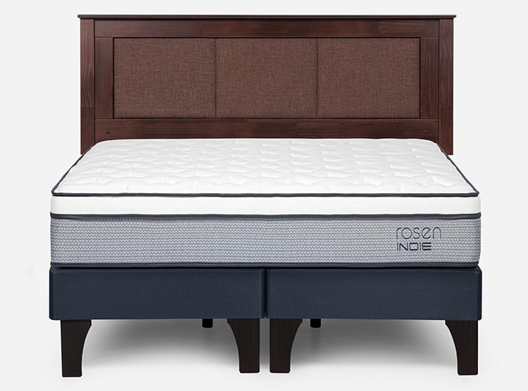 JUEGO DE DORMITORIO ROSEN CAMA EUROPEA INDIE KING + RESPALDO RACHEL - 1