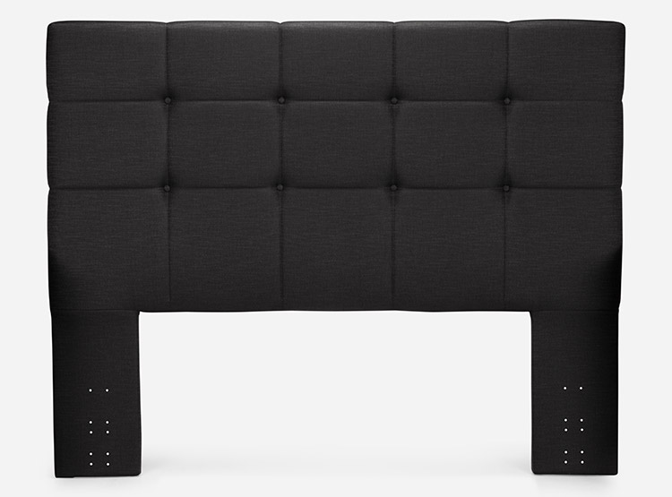 JUEGO DE DORMITORIO ROSEN CAMA EUROPEA INDIE BD 2 PLAZAS + RESPALDO ISSEY GRIS - 2
