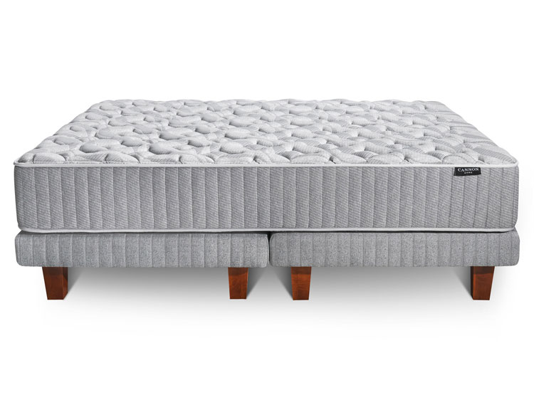 CAMA EUROPEA CANNON HYBRID WOOL 2 PL + ALMOHADAS - 3