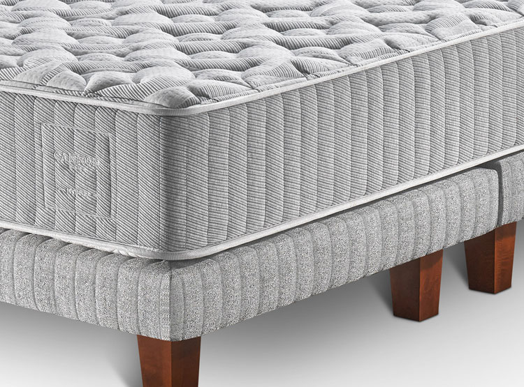 CAMA EUROPEA CANNON HYBRID WOOL 2 PL + ALMOHADAS - 6