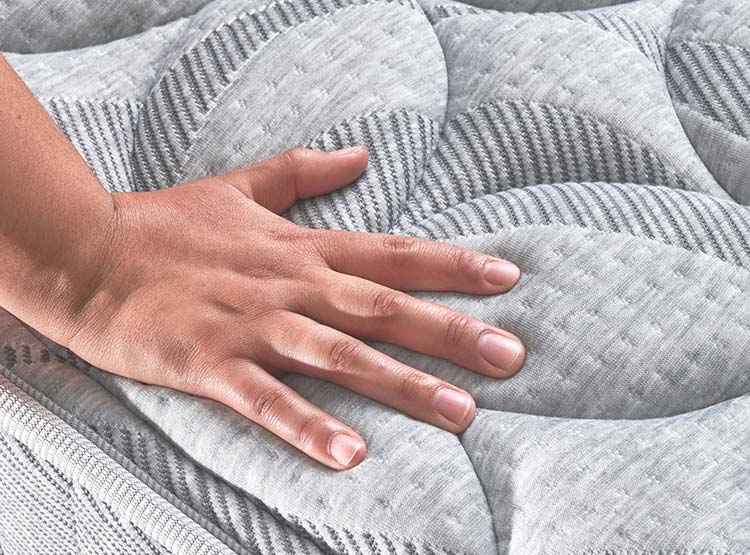 CAMA EUROPEA CANNON HYBRID WOOL 2 PL + RESPALDO PESTAÑA - 6