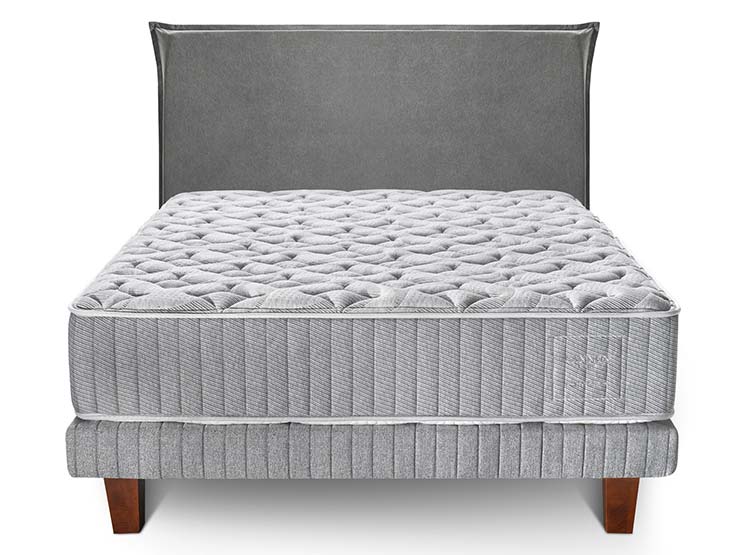 CAMA EUROPEA CANNON HYBRID WOOL 2 PL + RESPALDO PESTAÑA - 1