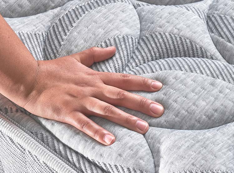 CAMA EUROPEA CANNON HYBRID WOOL 2 PL + TOPPER + ALMOHADAS - 7