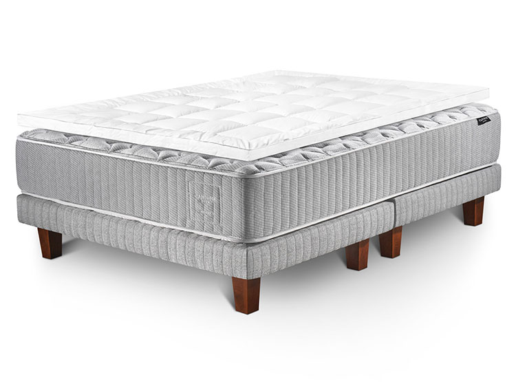 CAMA EUROPEA CANNON HYBRID WOOL 2 PL + TOPPER - 2