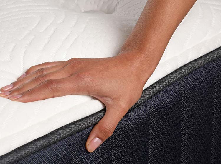 JUEGO DE DORMITORIO CIC CAMA EUROPEA PREMIUM KING + RESPALDO VILLARRICA MOSTAZA - 5