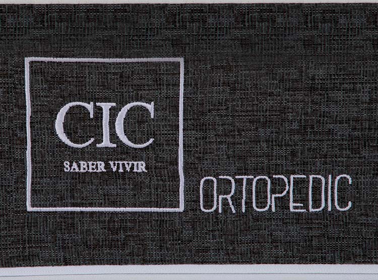 JUEGO DE DORMITORIO CIC CAMA EUROPEA ORTOPEDIC 1.5 PLAZAS + RESPALDO MUNICH ALPINO - 5