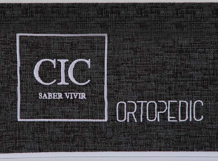 JUEGO DE DORMITORIO CIC CAMA EUROPEA ORTOPEDIC BD 2 PLAZAS + RESPALDO MUNICH NEGRO - 7