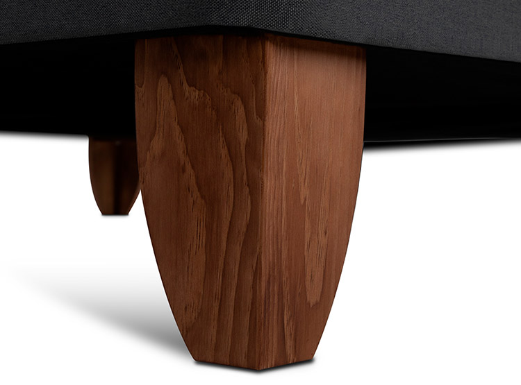 JUEGO DE DORMITORIO CIC CAMA EUROPEA ORTOPEDIC ADVANCE BN 2 PLAZAS + RESPALDO MUNICH NEGRO - 7