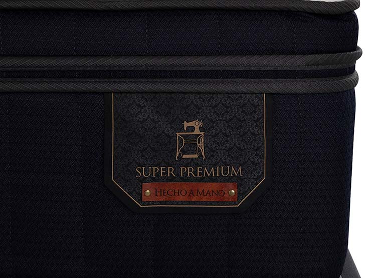 JUEGO DE DORMITORIO CIC CAMA EUROPEA SUPER PREMIUM KING + RESPALDO VILLARRICA OLIVO - 6