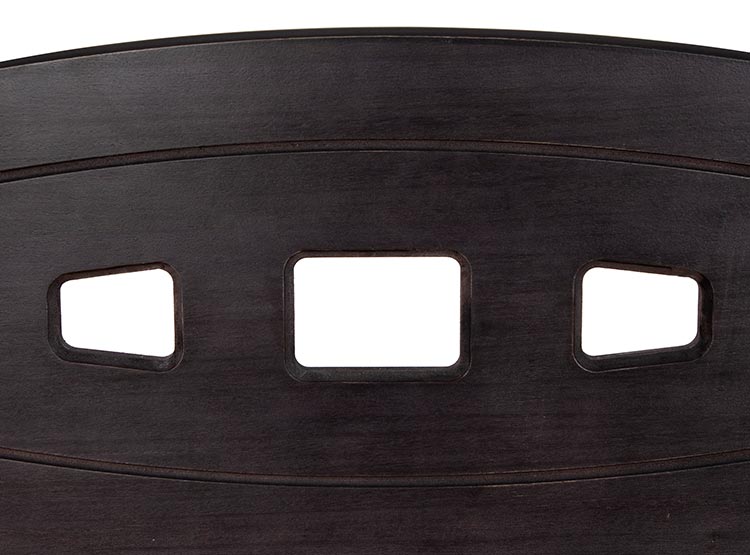 JUEGO DE DORMITORIO CIC CAMA EUROPEA ORTOPEDIC 1.5 PLAZAS + RESPALDO GALES NEGRO - 5