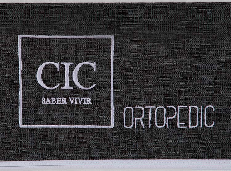 JUEGO DE DORMITORIO CIC CAMA EUROPEA ORTOPEDIC BN 2 PLAZAS + RESPALDO GALES NEGRO - 7