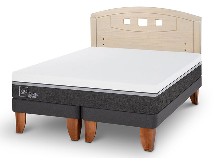 CAMA EUROPEA CIC ORTOPEDIC ADVANCE BD RESPALDO GALES ALPINO 2 PLAZAS - 2