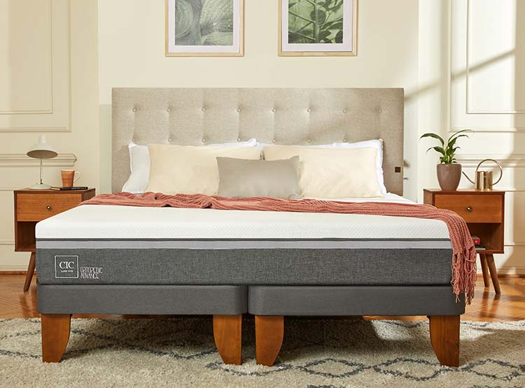 CAMA EUROPEA CIC ORTOPEDIC ADVANCE BD RESPALDO GALES ALPINO 2 PLAZAS - 9