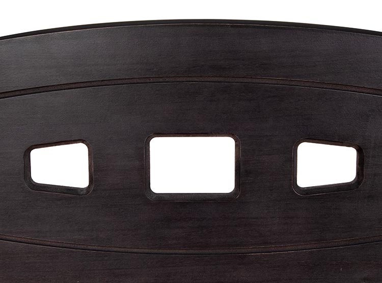 JUEGO DE DORMITORIO CIC CAMA EUROPEA ORTOPEDIC ADVANCE BN 2 PLAZAS + RESPALDO GALES NEGRO - 5