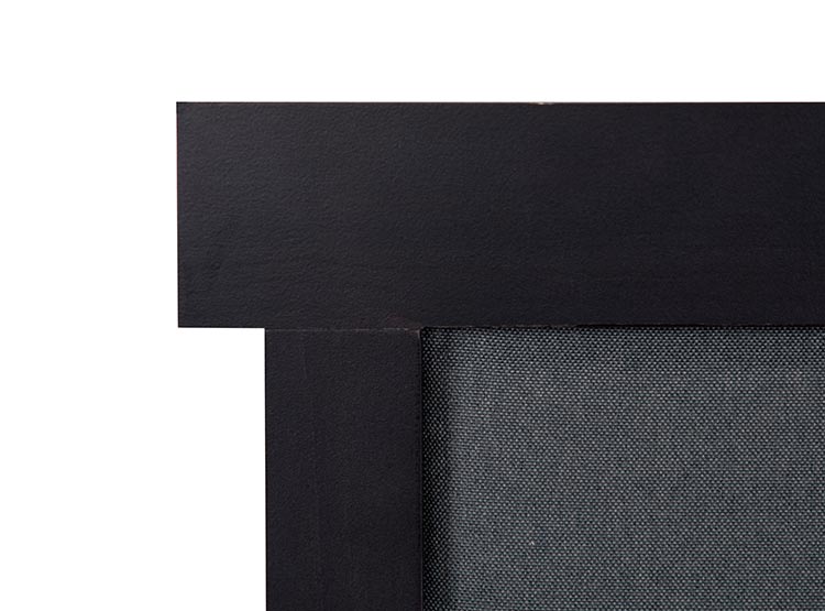 JUEGO DE DORMITORIO CIC CAMA EUROPEA ORTOPEDIC ADVANCE KING + RESPALDO DUBLIN NEGRO - 5