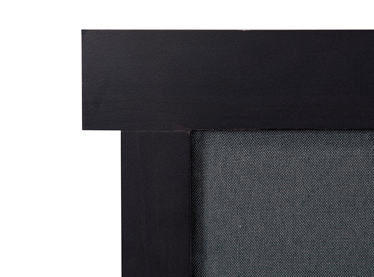 JUEGO DE DORMITORIO CIC CAMA EUROPEA PREMIUM 1.5 PLAZAS + RESPALDO DUBLIN NEGRO - 4