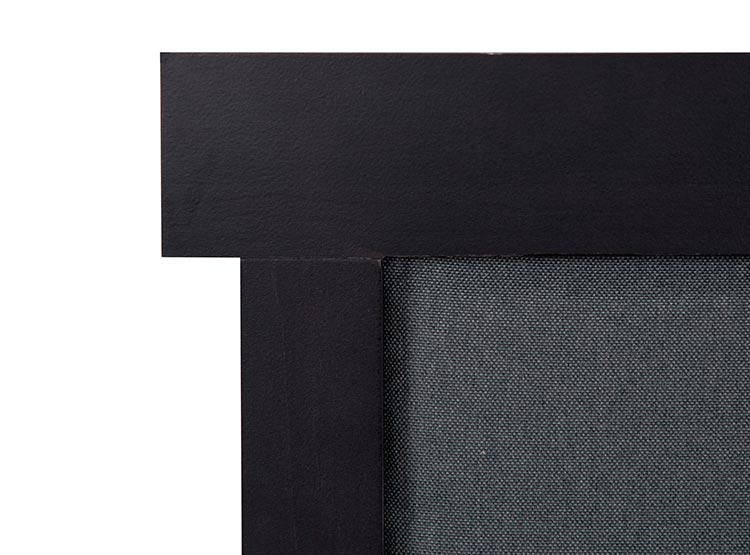 JUEGO DE DORMITORIO CIC CAMA EUROPEA PREMIUM BD 2 PLAZAS + RESPALDO DUBLIN NEGRO - 4