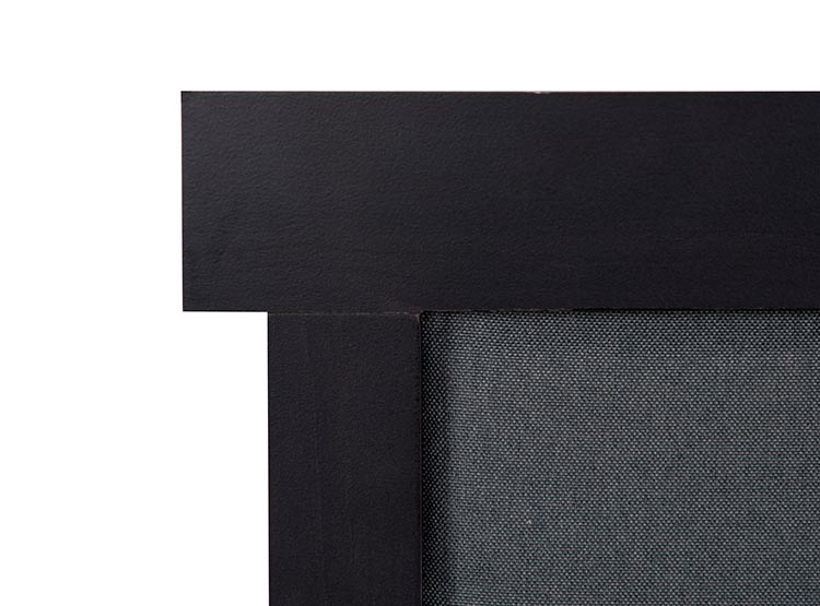 JUEGO DE DORMITORIO CIC CAMA EUROPEA SMART 1.5 PLAZAS + RESPALDO DUBLIN NEGRO - 5