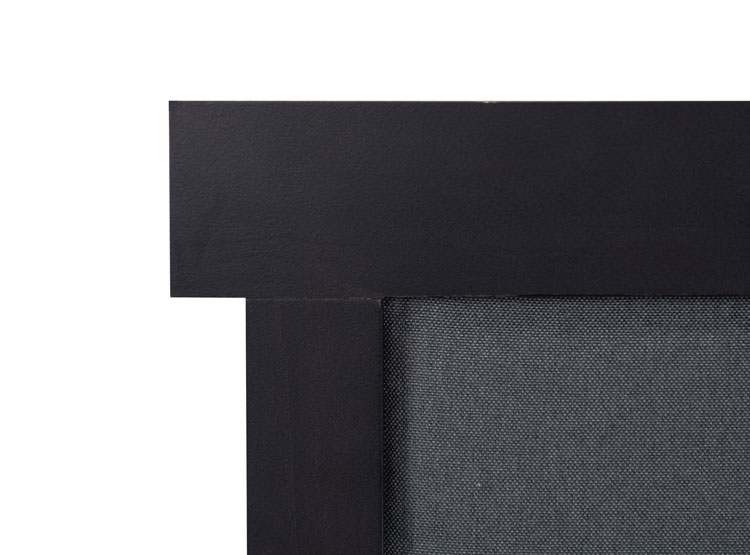 JUEGO DE DORMITORIO CIC CAMA EUROPEA SUPER PREMIUM BD 2 PLAZAS + RESPALDO DUBLIN NEGRO - 6