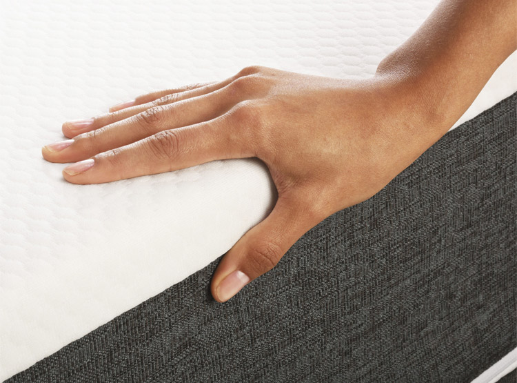 JUEGO DE DORMITORIO CIC CAMA EUROPEA ORTOPEDIC BD 2 PLAZAS + RESPALDO TORINO NEGRO - 8