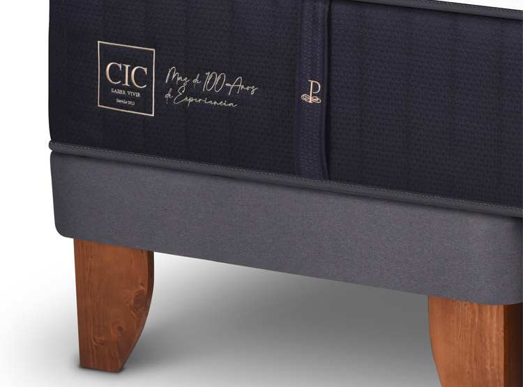 JUEGO DE DORMITORIO CIC CAMA EUROPEA PREMIUM KING + RESPALDO DUBLIN MOSTAZA - 4