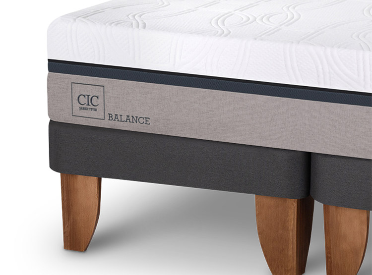 JUEGO DE DORMITORIO CIC CAMA EUROPEA BALANCE KING + RESPALDO TORINO ALPINO - 5