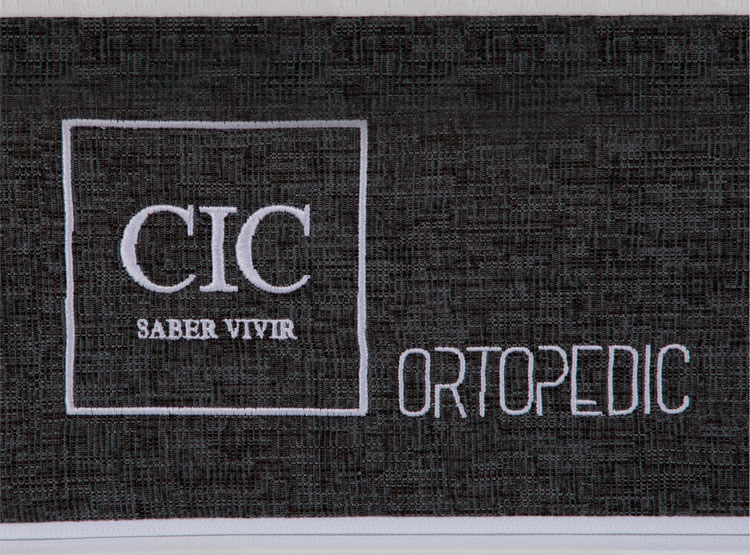 JUEGO DE DORMITORIO CIC CAMA EUROPEA ORTOPEDIC BN 2 PLAZAS + RESPALDO TORINO ALPINO - 6
