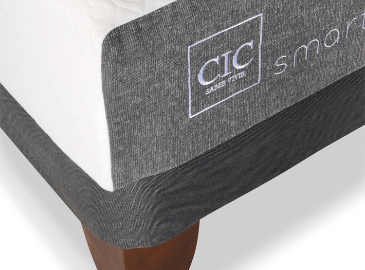 JUEGO DE DORMITORIO CIC CAMA EUROPEA SMART 1 PLAZA + RESPALDO TORINO OLIVO - 6
