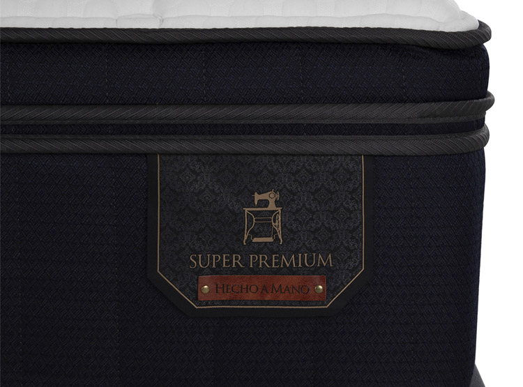 JUEGO DE DORMITORIO CIC CAMA EUROPEA SUPER PREMIUM BD 2 PLAZAS + RESPALDO TORINO OLIVO - 6