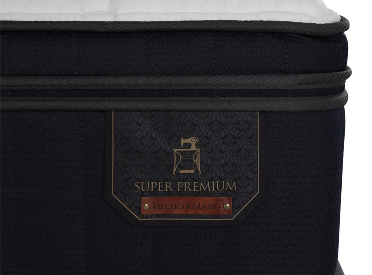 JUEGO DE DORMITORIO CIC CAMA EUROPEA SUPER PREMIUM KING + RESPALDO TORINO OLIVO - 6