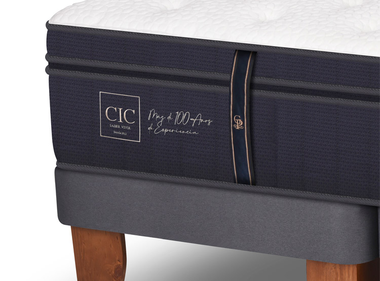 JUEGO DE DORMITORIO CIC CAMA EUROPEA PREMIUM BD 2 PLAZAS + RESPALDO MILAN OLIVO - 5