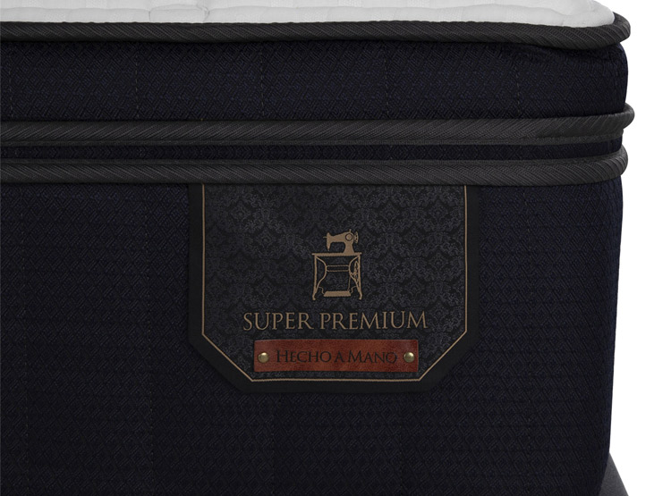 JUEGO DE DORMITORIO CIC CAMA EUROPEA SUPER PREMIUM BD 2 PLAZAS + RESPALDO MILAN ALPINO - 6