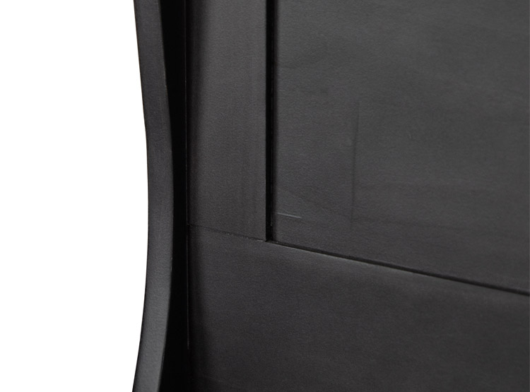 JUEGO DE DORMITORIO CIC CAMA EUROPEA GRAND PREMIUM BD 2 PLAZAS + RESPALDO MIRO NEGRO - 5