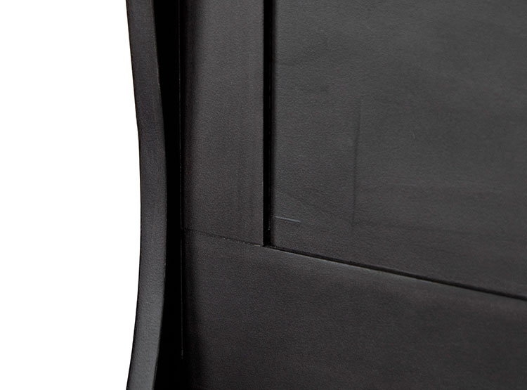 JUEGO DE DORMITORIO CIC CAMA EUROPEA LUX BD 2 PLAZAS + RESPALDO MIRO NEGRO - 5