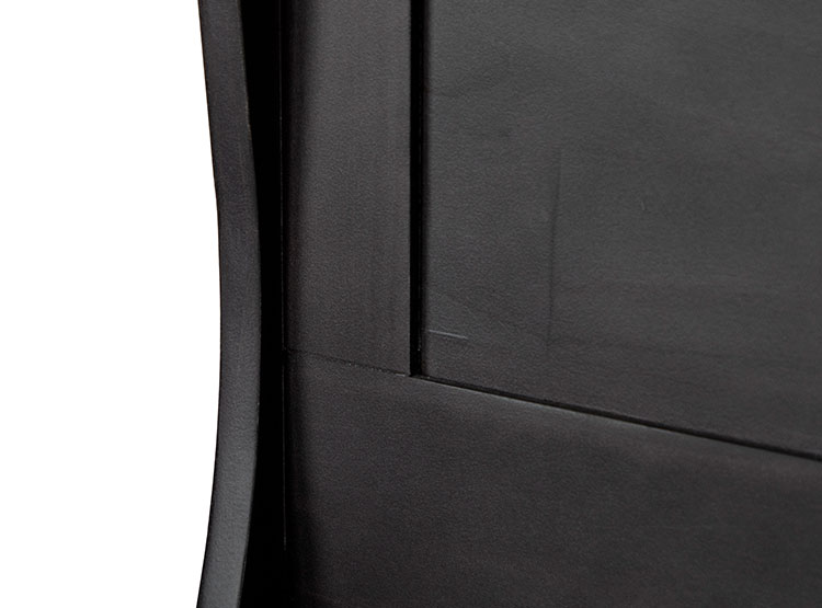 JUEGO DE DORMITORIO CIC CAMA EUROPEA LUX KING + RESPALDO MIRO NEGRO - 5