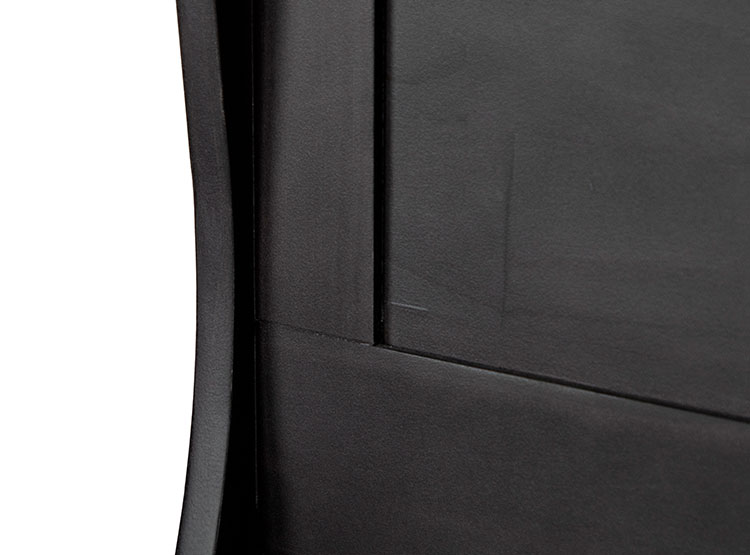 JUEGO DE DORMITORIO CIC CAMA EUROPEA PREMIUM KING + RESPALDO MIRO NEGRO - 5