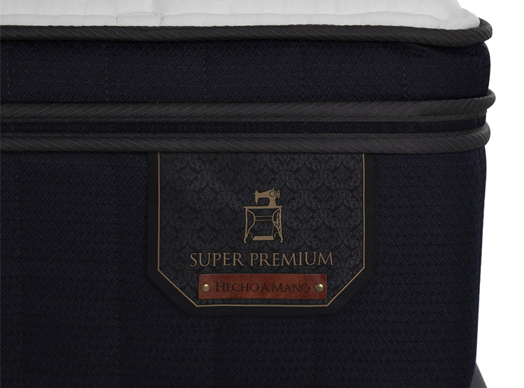 JUEGO DE DORMITORIO CIC CAMA EUROPEA SUPER PREMIUM BD 2 PLAZAS + RESPALDO MIRO OLIVO - 6