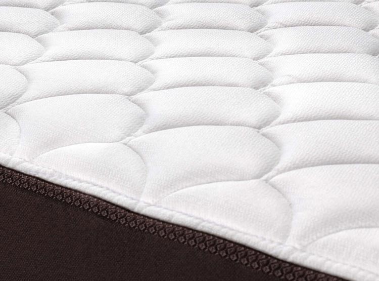 JUEGO DE DORMITORIO ROSEN CAMA EUROPEA ERGO T NEW KING + RESPALDO FERRARA GRIS - 6