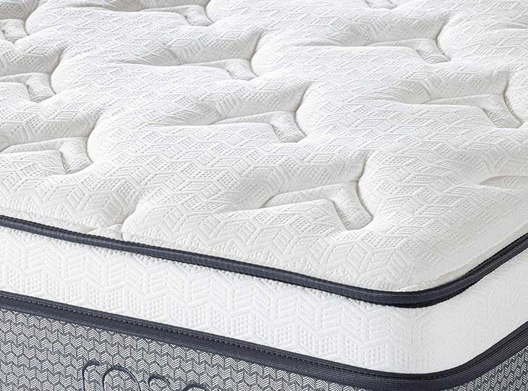 JUEGO DE DORMITORIO ROSEN CAMA EUROPEA INDIE PM BD 2 PLAZAS + RESPALDO FERRARA GRIS - 6
