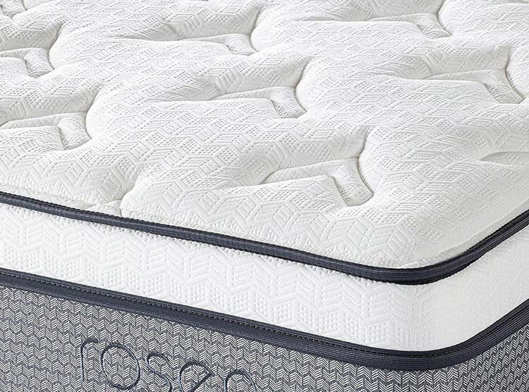 JUEGO DE DORMITORIO ROSEN CAMA EUROPEA INDIE PM BD 2 PLAZAS + RESPALDO RACHEL GRIS - 6