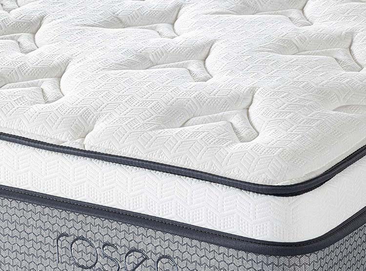JUEGO DE DORMITORIO ROSEN CAMA EUROPEA INDIE PM KING + RESPALDO FERRARA GRIS - 6