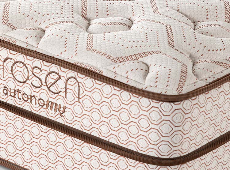 JUEGO DE DORMITORIO ROSEN CAMA EUROPEA AUTONOMY LAND PB BD 2 PLAZAS + SET RACHEL GRIS - 6
