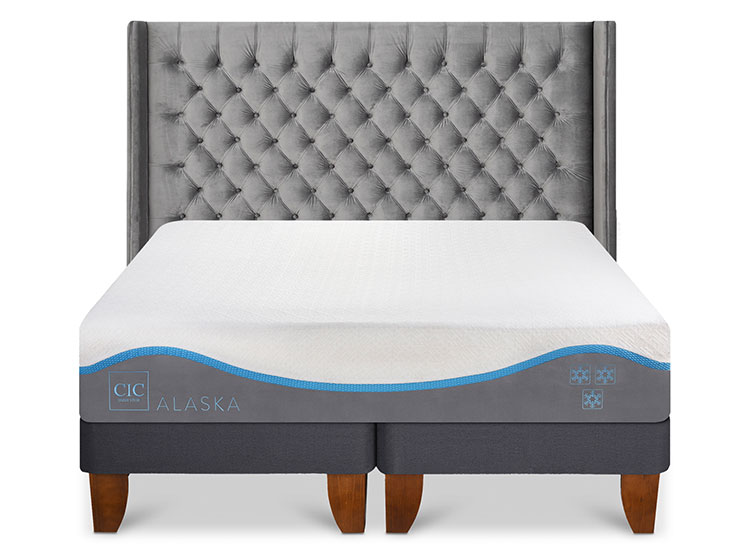 CAMA EUROPEA CIC ALASKA KING + RESPALDO SESIA - 1